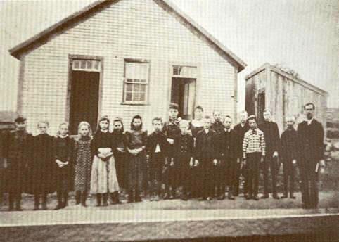 Cook School At Pottertown In The 1890's 