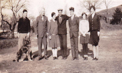 Mitchell family with Henry Toothaker
