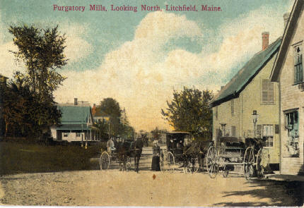 Purgatory Village In Horse And Buggy Days